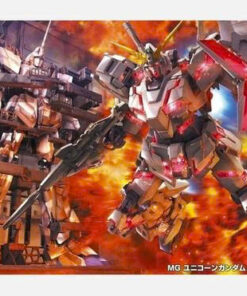 Mô Hình Lắp Ráp Bandai MG RX-0 Unicorn Gundam HD Color + MS Cage 1/100 Master Grade Cao Cấp Chính Hãng bandai namco
